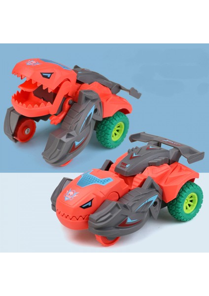 3-7 Yaş Için Dönüşen Araba Oyuncakları, Dinozor Oyuncakları Araba Robot Oyuncakları Çocuklar Sürtünmeli Araba Çocuklar Için Doğum Günü Hediyeleri 2'si 1 Arada Dönüştürücü Araba Dön (Yurt Dışından)