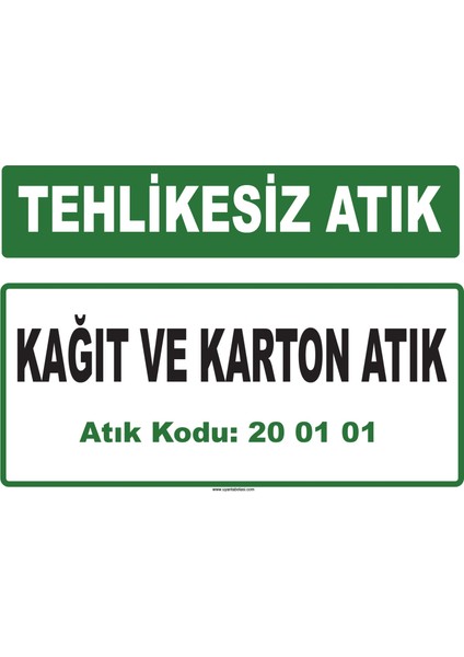 Tehlikesiz Atık Kodu