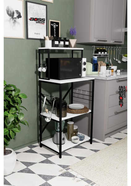 Mutfak Bangosu Premium Çok Amaçlı Raf Dolap Düzenleyici Kahve Köşesi Fincanlık fiyatları