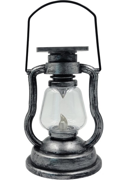 Güneş Retro Gazyağı Lambası LED At Fener Açık Taşınabilir Şarj Edilebilir Kamp Lambası Kamp Lambası (Yurt Dışından)