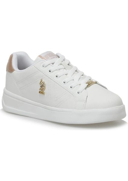 Exxy Kadın Sneaker Düz Tabanlı Microfiber Spor Ayakkabı