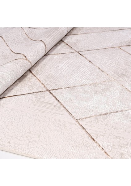 Geometrik Desen Modern Makine Halısı