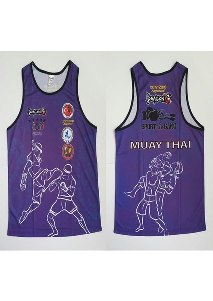 Dijital Baskılı Muaythai Atleti
