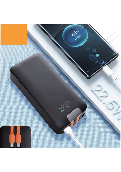 NT-PW22 22.5W 4 Çıkışlı 10000 Mah Taşınabilir Powerbank