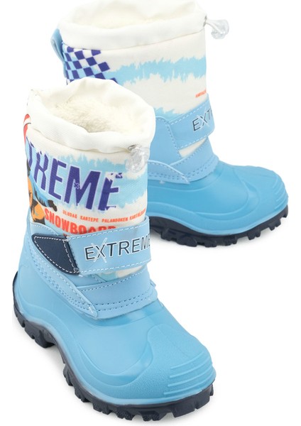 Kışlık Erkek Çocuk Extreme Içi Peluşlu Su Geçirmez Kar Bot Çizme