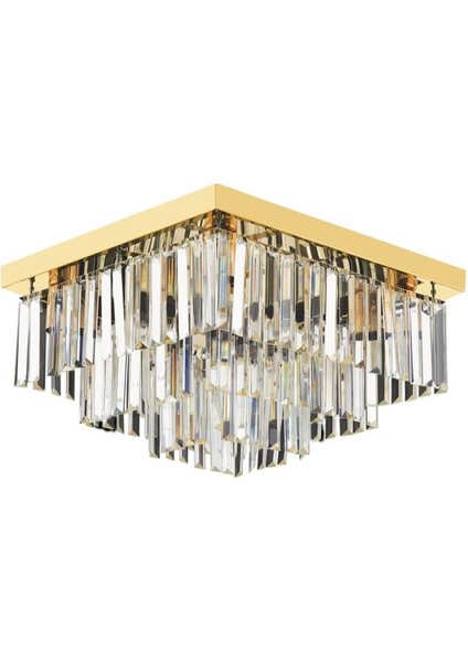 Istanbul Avize Yasemin 50'lık Gold Kristal Taşlı Avize indirimleri