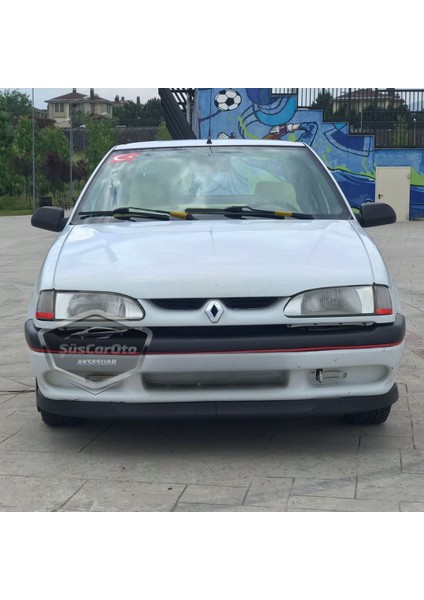 Renault 19 Europa 1994-2001 Uyumlu Üniversal Astra H Lip Esnek Ön Lip 2 Parça Tampon Altı Dil Karlık Ön Ek