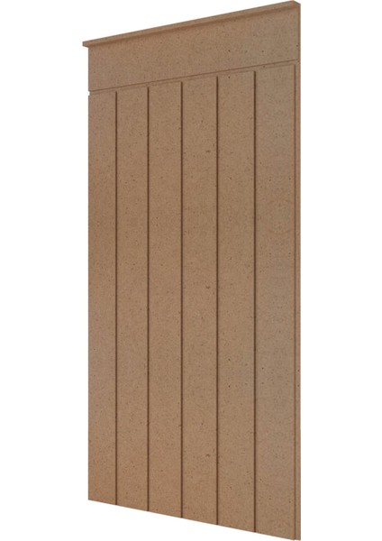 Dekoratif Duvar Paneli ( 54 x 100 cm ) Boyanabilir Ahşap 10 mm Ham Mdf Duvar Paneli