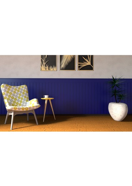 Dekoratif Duvar Paneli ( 54 x 100 cm ) Boyanabilir Ahşap 10 mm Ham Mdf Duvar Paneli