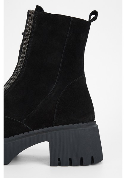 Kadın Siyah Süet Hakiki Deri Casual Bot 775 8148 Bn Bot SK23/24 indirimleri