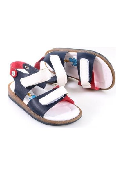 Şirinbebe Orto Pedik Erkek Çocuk Bebe Sandalet Ayakkabı