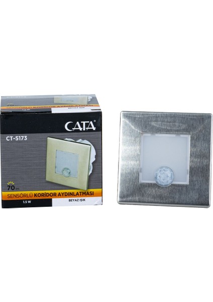 CT-5173 Cata Sensörlü 1,5W Kordior Aydınlatması Beyaz Işık