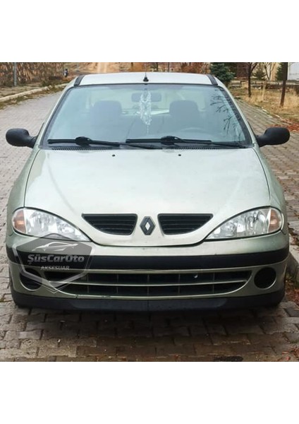 Renault Megane 1 1995-2003 Uyumlu Üniversal Astra H Lip Esnek Ön Lip 2 Parça Tampon Altı Dil Karlık Ön Ek