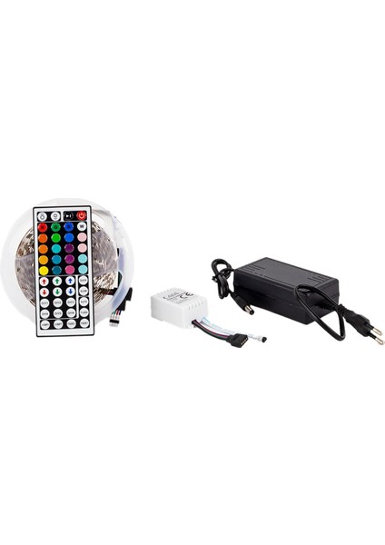 CT-4558 Cata Profesyonel Rgb Şerit LED 5 Metre +Trafo +Kumanda