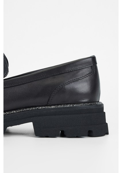 Kadın Siyah Hakiki Deri Casual Bot 775 5004 Bn Ayk SK23/24 indirimleri