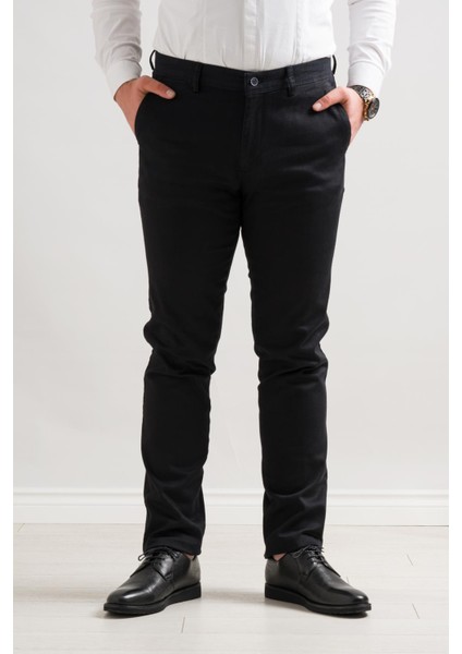 Klasik Kesim Kışlık Kumaş Gabardin Boru Paça Erkek Pantolon