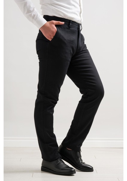 Klasik Kesim Kışlık Kumaş Gabardin Boru Paça Erkek Pantolon