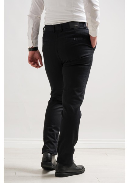 Klasik Kesim Kışlık Kumaş Gabardin Boru Paça Erkek Pantolon