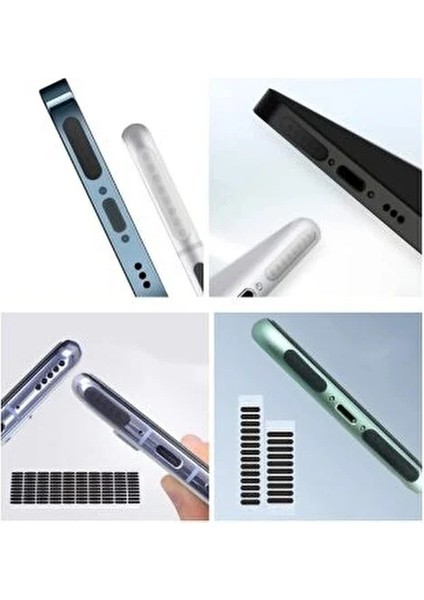 8 Adet Cep Telefonu Hoparlörü Için Toz Önleyici Sticker-Telefon Hoparlör Koruyucu 1.6 Cm-2.2 cm 4 Set 8 Adet indirimleri