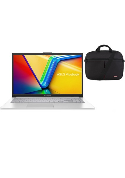 Vivobook Go 15 Amd Ryzen 5 7520U 8gb 256GB SSD Fhd 60hz 15.6" Freedos Taşınabilir Bilgisayar E1504FA-NJ118C + Çanta