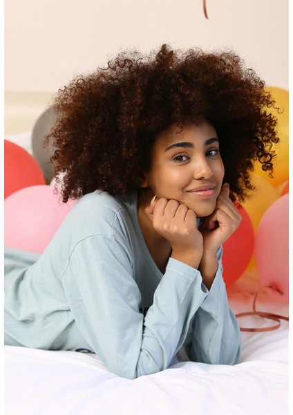 Kadın Uzun Kol Penye Pijama Takım 4182 indirimleri