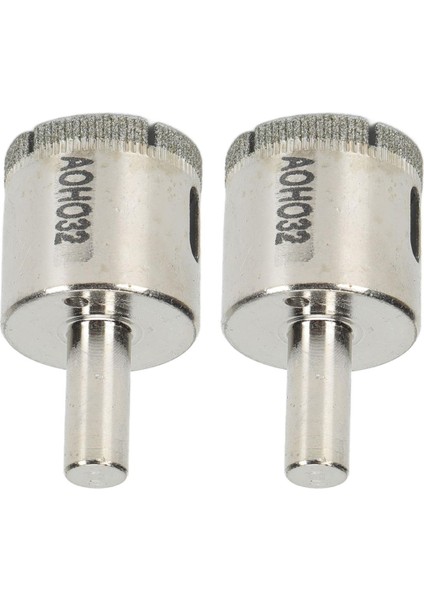 2 Adet Elmas Delik Testere Matkap Ucu Aracı Kesici Kiremit Cam Mermer Seramik 32MM (Yurt Dışından)