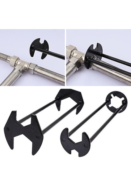 Banyo Anahtarı Çift Kafa Banyo Bataryası Sıhhi Tesisat Borusu Altıgen Anahtar (Yurt Dışından) fırsatları