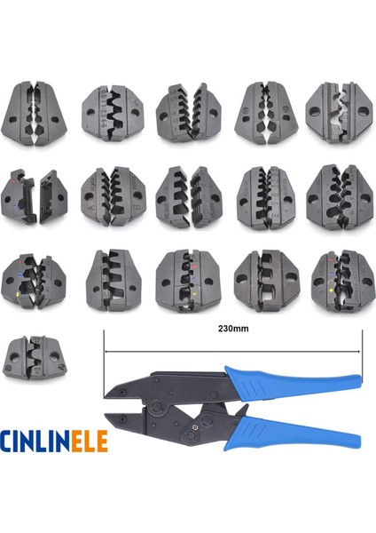 [ayak Izi] Sıkma Pensesi Kalıpları Çok El Aletleri Çene Parçaları ve Bootlace Rv Sv Boru Halkası Kürek Yalıtım Yalıtımsız Terminaller Sıkma 9 Inç (Yurt Dışından)