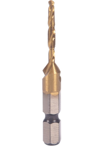 M3-M10 Hex Shank Titanyum Kaplama Hss El Vidası Konu Metrik Matkap Uçları Anlan (Yurt Dışından)