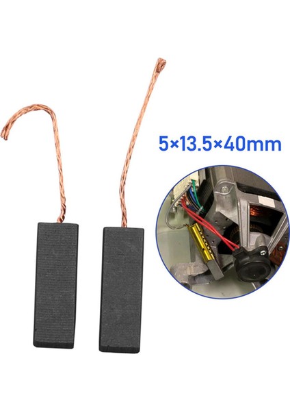 2 Adet Karbon Fırça Kurşun Jeneratör Evrensel Motor Fırça Değiştirme 5*13.5*40MM Karşılaşma (Yurt Dışından)