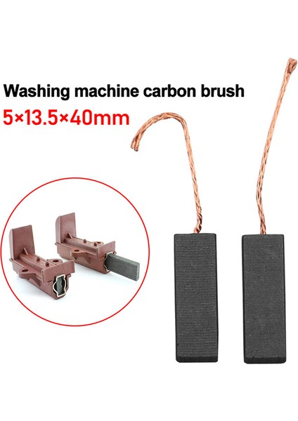 2 Adet Karbon Fırça Kurşun Jeneratör Evrensel Motor Fırça Değiştirme 5*13.5*40MM Karşılaşma (Yurt Dışından)