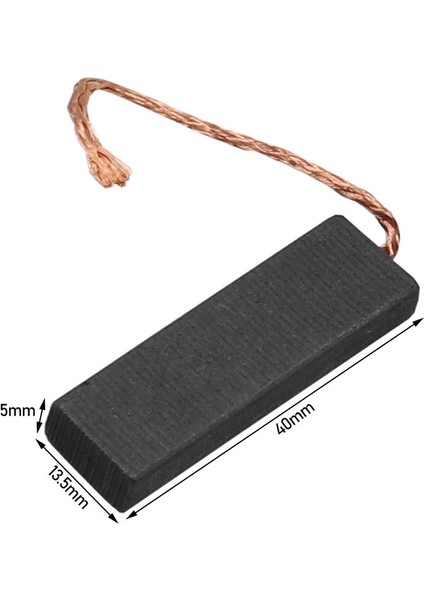 2 Adet Karbon Fırça Kurşun Jeneratör Evrensel Motor Fırça Değiştirme 5*13.5*40MM Karşılaşma (Yurt Dışından)