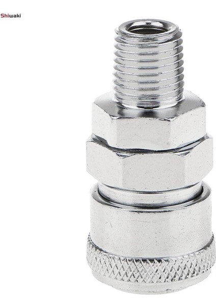 SM20 - 1/4'' Bsp Erkek Dişli Hızlı Bağlantı Elemanı Hava Hortumu Hattı Kompresör Konnektörü Bağlantı Parçası 2'li Paket (Yurt Dışından)