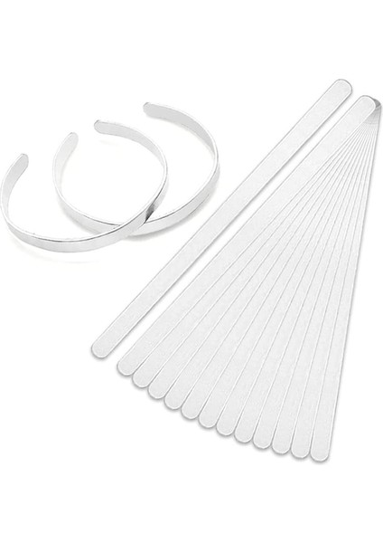 15 Paket Paslanmaz Çelik Bilezik Boş, Takı Damga Çalışması Için B (Yurt Dışından) fiyatları