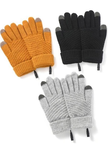 Elektrikli Isıtmalı Eldiven El Isıtıcı Eldiven Ekran Dokunma Fonksiyonu ile Güvenilir USB Şarj Elektrikli Bisiklet Eldivenleri Kış Için (Yurt Dışından)