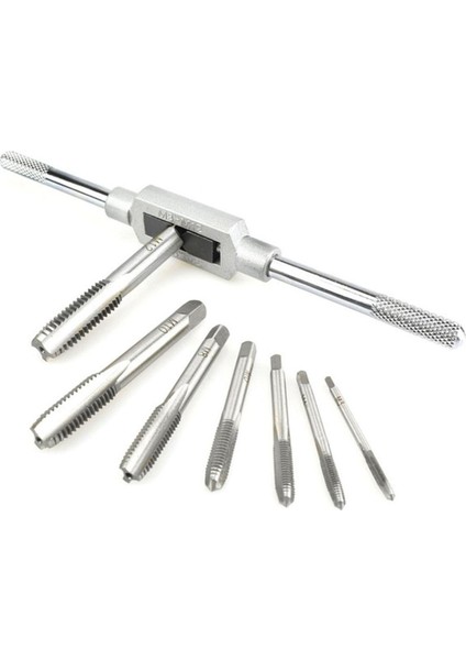 Ma 8pcs M3-M12 Musluk Seti Küçük Musluk Bükülmüş El Aletleri Vida Konu Fişler Musluklar (Yurt Dışından) fiyatları