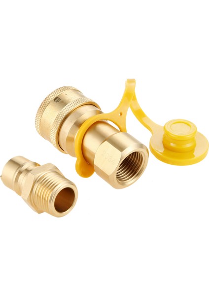 1/2 Inç Prinç Gaz Propan Hızlı Bağlantı Ayırma Bağlantı Konnektörü Adaptörü (Yurt Dışından) fırsatları