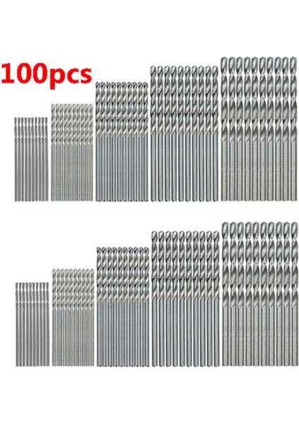 100/50 Adet Titanyum Kaplamalı Hss Yüksek Hız Çelik Matkap Ucu Seti Aracı Sevıch (Yurt Dışından)