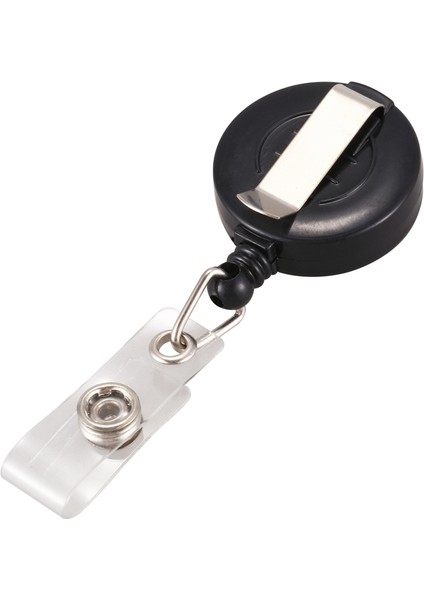 Adet Rozet Tutucu Geri Çekilebilir Makara Yoyo Klip Geçmeli Kimlik Kartı Anahtarı Siyah (Yurt Dışından) modelleri