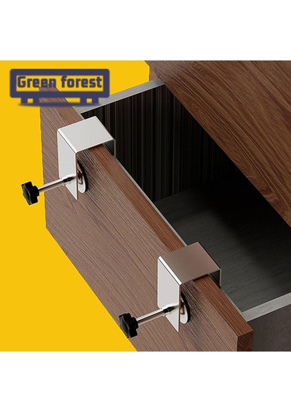 Yeşil Orman Çekmece Kelepçesi Hassas Vida Güvenilir Çekmece Ön Montaj Kelepçesi (Yurt Dışından) indirimleri