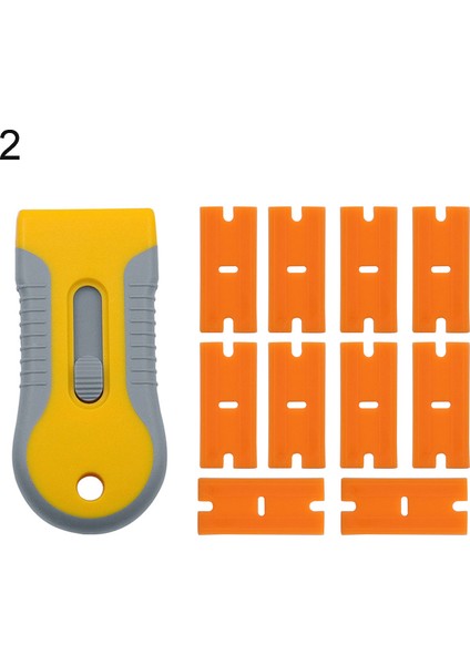 Çok Fonksiyonlu Araba Cam Filmi Etiket Cam Temizleme Jilet Kazıyıcı Sökücü (Yurt Dışından) fiyatları