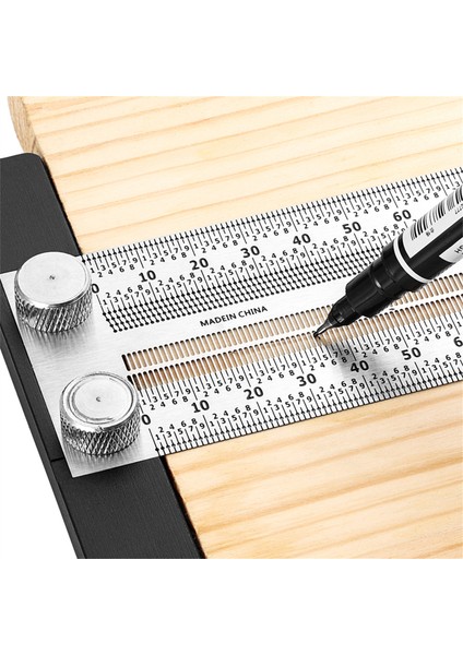 gr T Tipi Kare Cetvel 180MM/200MM/300MM/400MM Yüksek Hassasiyetli Alüminyum Alaşımlı Çizici Işaretleme Ölçer Marangoz Aletleri (Yurt Dışından)