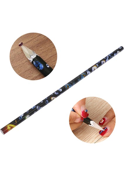 1 Adet Elmas Boyama Kalem Süsleyen Kalem Balmumu Rhinestones Nail Art Toplama Aracı (Yurt Dışından)