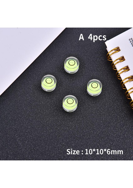 Fono Yüksek Doğruluk Terazisi Boncuk Arcylic Yuvarlak Mini Kabarcık Seviyesi Araçları Sevıch (Yurt Dışından)