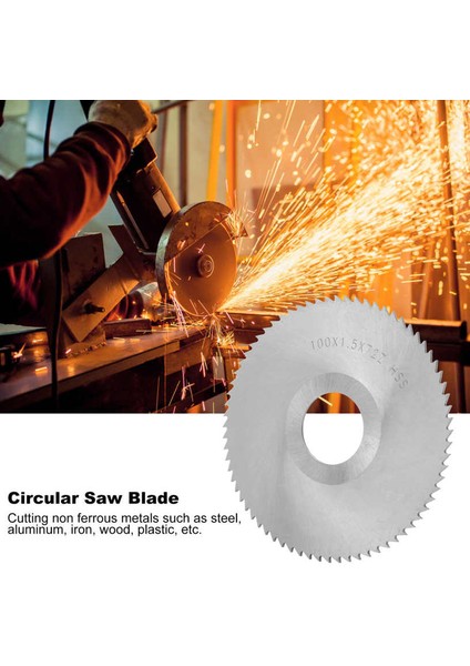 Dairesel Testere Bıçağı Diski Yüksek Hızlı Çelik Freze Kesici Takım 100X1.5X27X72 Diş (Yurt Dışından) fiyatları