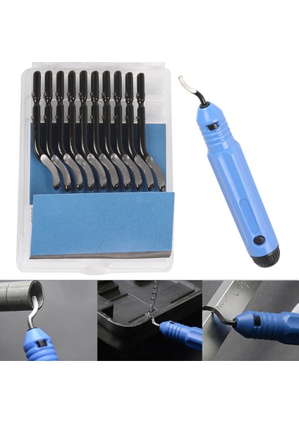 1 Adet NB1100 Çapak Sapı 10 Bıçaklı BS1010 Çapak Alma Araçları Kiti Podazz (Yurt Dışından)