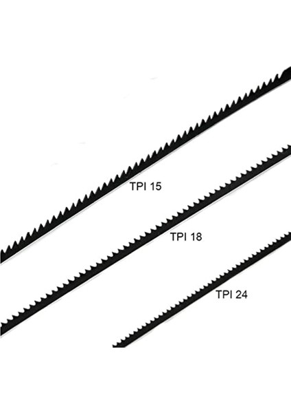 36 Adet Kaydırma Testere Bıçakları 127MM Karbon Çelik Oyma Testere Bıçakları Çapraz Pimli 15/18/24 Diş Standart Ince Kesim Testere Bıçakları (Yurt Dışından)