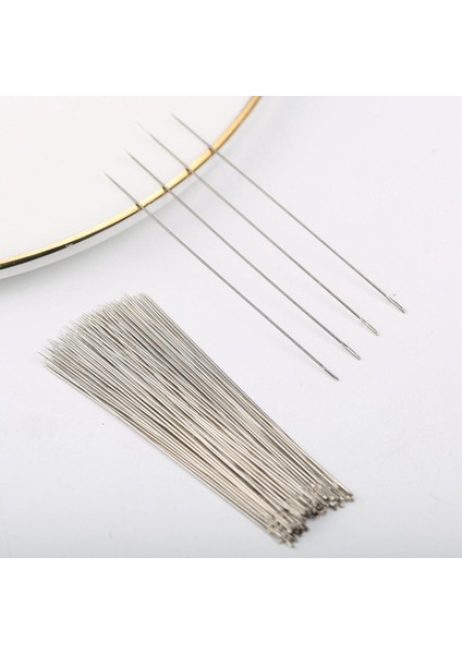 0.45*55MM Boncuklu Iğne Dıy Küçük Delik Ince Iğne Halkası Diş Açma Aracı Boncuklu El Dikiş Iğnesi Takı Aksesuarları (Yurt Dışından)