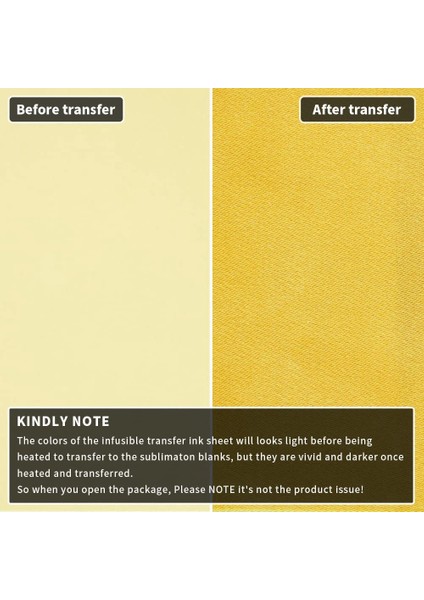 Düz Renk Infüzyonlu Transfer Mürekkep Levhaları, 15 Adet 4.5 X12 Inç Cricut Kupa Basın Için Infüzyonlu Süblimasyon Mürekkep Transferi (Yurt Dışından) fiyatları