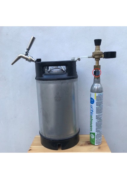 Pirinç Silindir Dişi-1 * Co2 Tankı Adaptörü- (Yurt Dışından) fiyatları